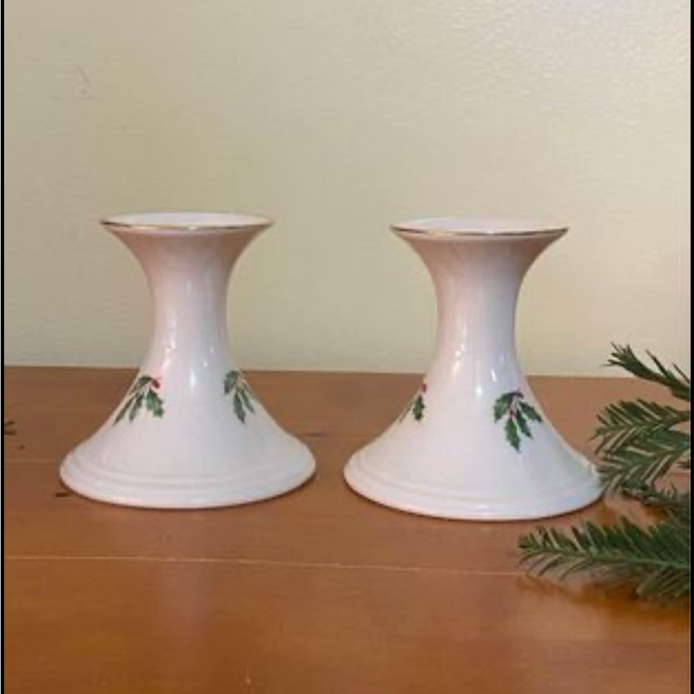 Lenox Holiday Candlesticks
